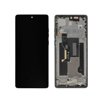 Compleet scherm blauw Motorola Edge 50 Fusion (met frame) (ReLife)