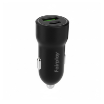 FAIRPLAY autolader (20W) 2USB (A+C)