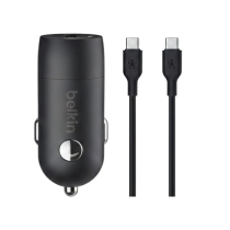 BELKIN Combo autolader USB-C (30W) + kabel USB-C 1m