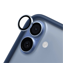 RHINOSHIELD camerabescherming iPhone 16/16 Plus/17 (blauw)