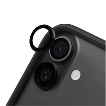 RHINOSHIELD camerabescherming iPhone 16/16 Plus/17 (zwart)
