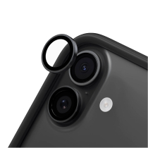 RHINOSHIELD camerabescherming iPhone 16/16 Plus/17 (donkergrijs)