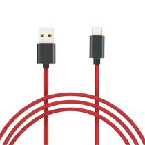 Xiaomi gevlochten kabel USB-A naar USB-C 1m (rood)