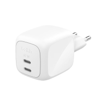 BELKIN netadapter GaN 2 poorten USB-C 67W (wit)