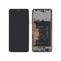 Compleet scherm zwart Honor Magic 4 Lite (geïntegreerde batterij)