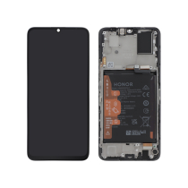 Compleet scherm zwart Honor X7 (geïntegreerde batterij)