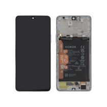 Compleet scherm zilver Honor Magic 4 Lite (geïntegreerde batterij)