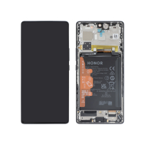 Compleet scherm zwart Honor 70 (geïntegreerde batterij)