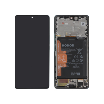 Compleet scherm groen Honor Magic 5 Lite (geïntegreerde batterij)