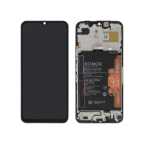 Compleet scherm zwart Honor X6b (geïntegreerde batterij)