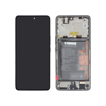 Compleet scherm zwart titanium Honor Magic 7 Lite (geïntegreerde batterij)