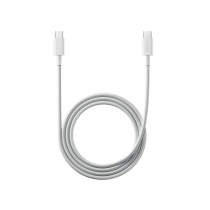 Xiaomi 3A gevlochten kabel USB-C naar USB-C 60W (1m) (wit)