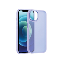 Beschermhoesje satijn mat iPhone 15 Pro (lavendel)
