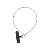 FAIRPLAY korte telefoonketting 40cm PORTIA (zilver)
