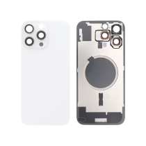 Achterglas wit titanium iPhone 16 Pro Max (met MagSafe) (zonder logo)