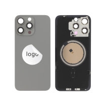 Achterglas naturel titanium iPhone 15 Pro Max (Pulled A)
