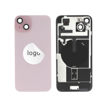 Compleet achterglas roze iPhone 15 Plus (Pulled A)