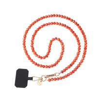 FAIRPLAY telefoonketting lang 120cm VALERIA (oranje)