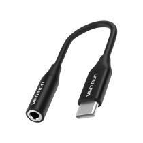 VENTION adapter USB-C mannelijk naar Jack 3,5mm (zwart)