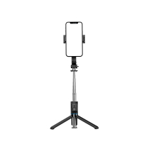 DEVIA selfiestick Bluetooth multifunctioneel (zwart)