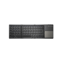 DEVIA Ultra1 toetsenbord Bluetooth opvouwbaar met touchpad QWERTY (grijs)