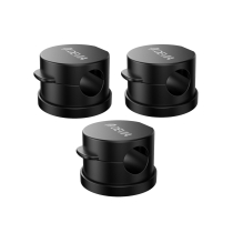 DEVIA Lite1 360° set van 3 magnetische kabelorganizers (zwart)