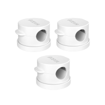 DEVIA Lite1 360° set van 3 magnetische kabelorganizers (wit)