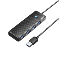 ORICO Hub 4 poorten USB 3.0 (PAPW4A-U3-10-BK-EP)