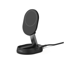 BELKIN inklapbare magnetische Qi2-laadstandaard (15W) (zwart)
