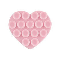 Hartvormige zuignaphouder (roze)