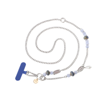 FAIRPLAY telefoonketting lang 120cm ROXANE (marineblauw)