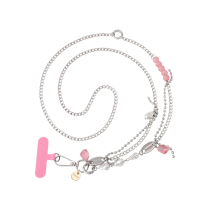 FAIRPLAY telefoonketting lang 120cm MARCELLA (roze)