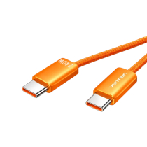 VENTION magnetische kabel USB-C naar USB-C 1m (oranje)