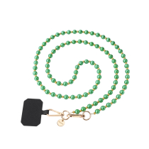 FAIRPLAY telefoonketting lang 120cm VALERIA (groen/goud)