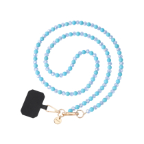 FAIRPLAY telefoonketting lang 120cm VALERIA (blauw/paars)