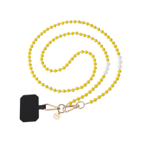FAIRPLAY telefoonketting lang 120cm GAIA (geel)