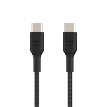 BELKIN gevlochten kabel USB-C naar USB-C 0,15m (zwart)