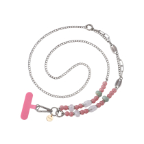 FAIRPLAY telefoonketting lang 120cm SABINA (roze)
