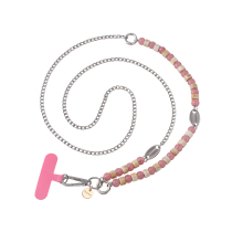FAIRPLAY telefoonketting lang 120cm TANIA (roze)