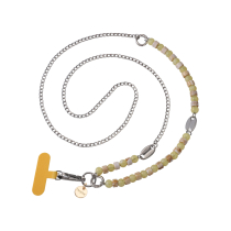 FAIRPLAY telefoonketting lang 120cm TANIA (geel)