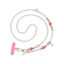 FAIRPLAY telefoonketting lang 120cm ROXANE (roze)