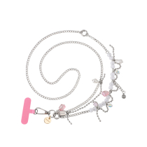 FAIRPLAY telefoonketting lang 120cm VERONICA (wit)