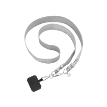 FAIRPLAY lange ketting 120cm LUNA (zilver)
