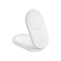 BELKIN laadstation draadloos 2-in-1 met Qi2 (15W) (wit)