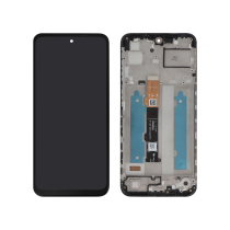 Compleet scherm zwart Moto G31 (met frame)