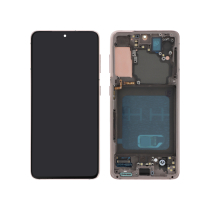 Compleet scherm paars Galaxy S21 5G (G991B) (met frame)