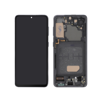 Compleet scherm grijs In-Cell Galaxy S21 5G (G991B) (met frame)