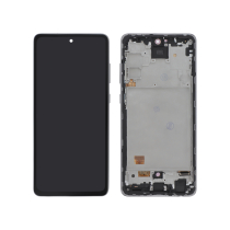 Compleet scherm zwart OLED Galaxy A72 (A725F/A726B) (met frame)