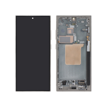 Compleet scherm grijs titanium Galaxy S24 Ultra (S928B) (met frame)