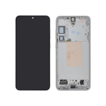 Compleet scherm crème Galaxy S24+ (S926B) (met frame)